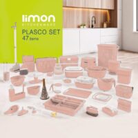 سرويس ۴۷ پارچه جهيزيه کرپ ليمون