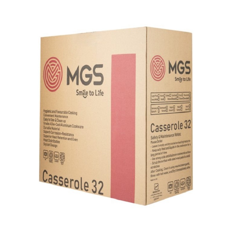 قابلمه سایز 32 گرانیت طرح ایتالیا B مشکی ام جی اس - Image 6