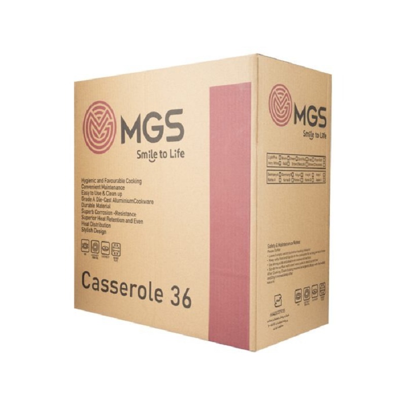 قابلمه سایز 36 گرانیت طرح ایتالیا B مشکی ام جی اس - Image 6