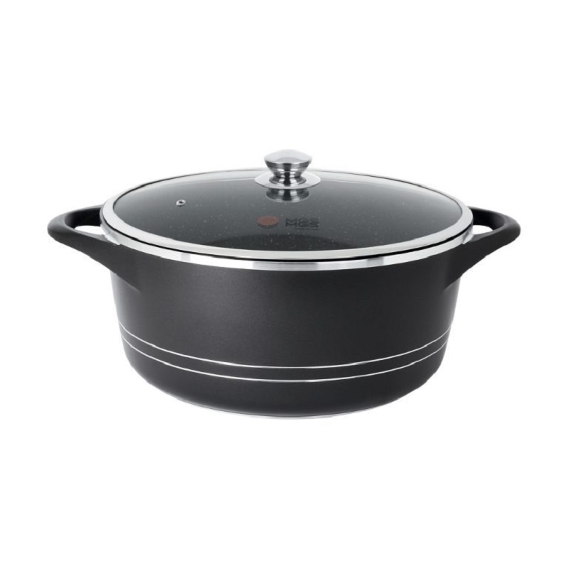 قابلمه سایز 36 گرانیت طرح ایتالیا B مشکی ام جی اس