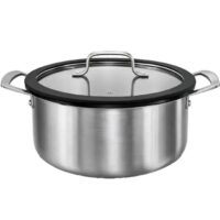 قابلمه سایز 32 استیل لیزری درب سیلیکون مدل PS3124 ام جی اس